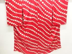 アンティーク　紋錦紗花模様長襦袢